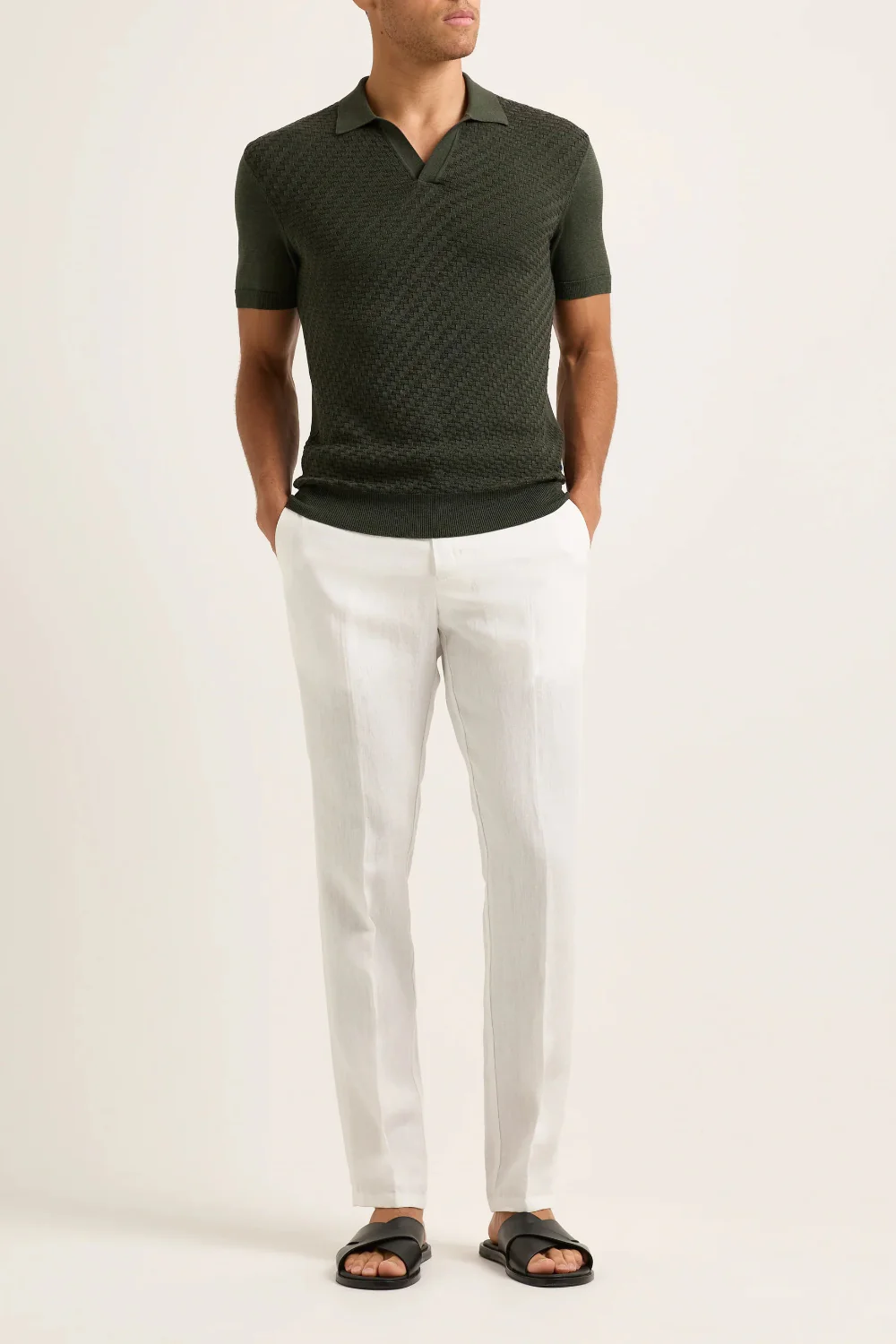 Horton 2-Tone Jacquard Polo