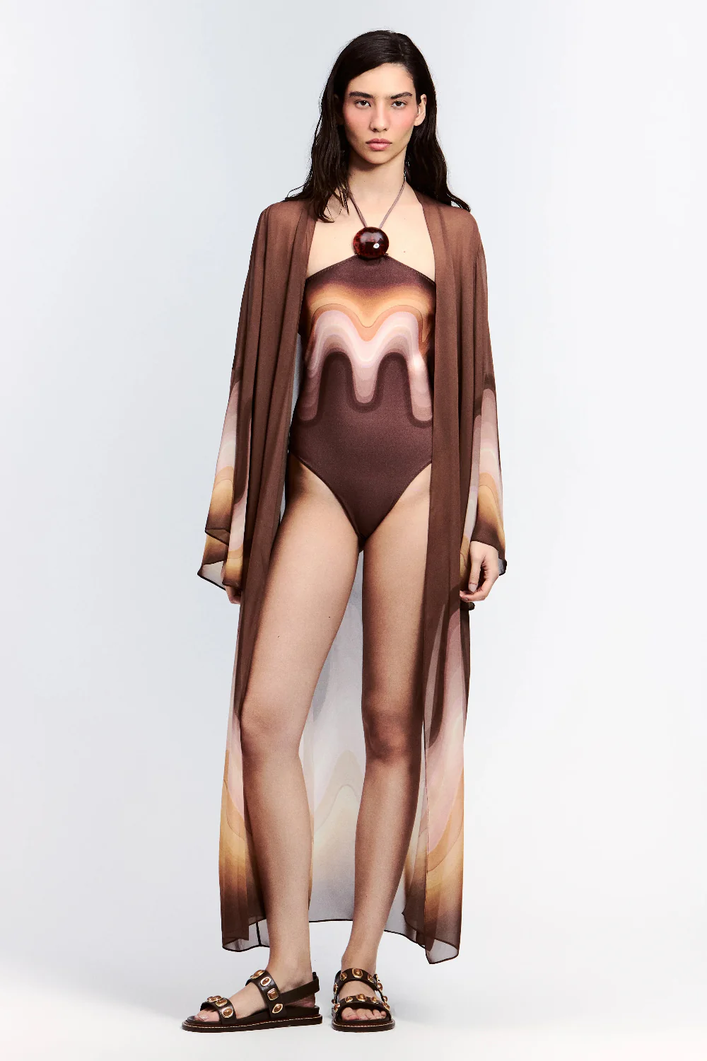 Halter Resin Swimsuit