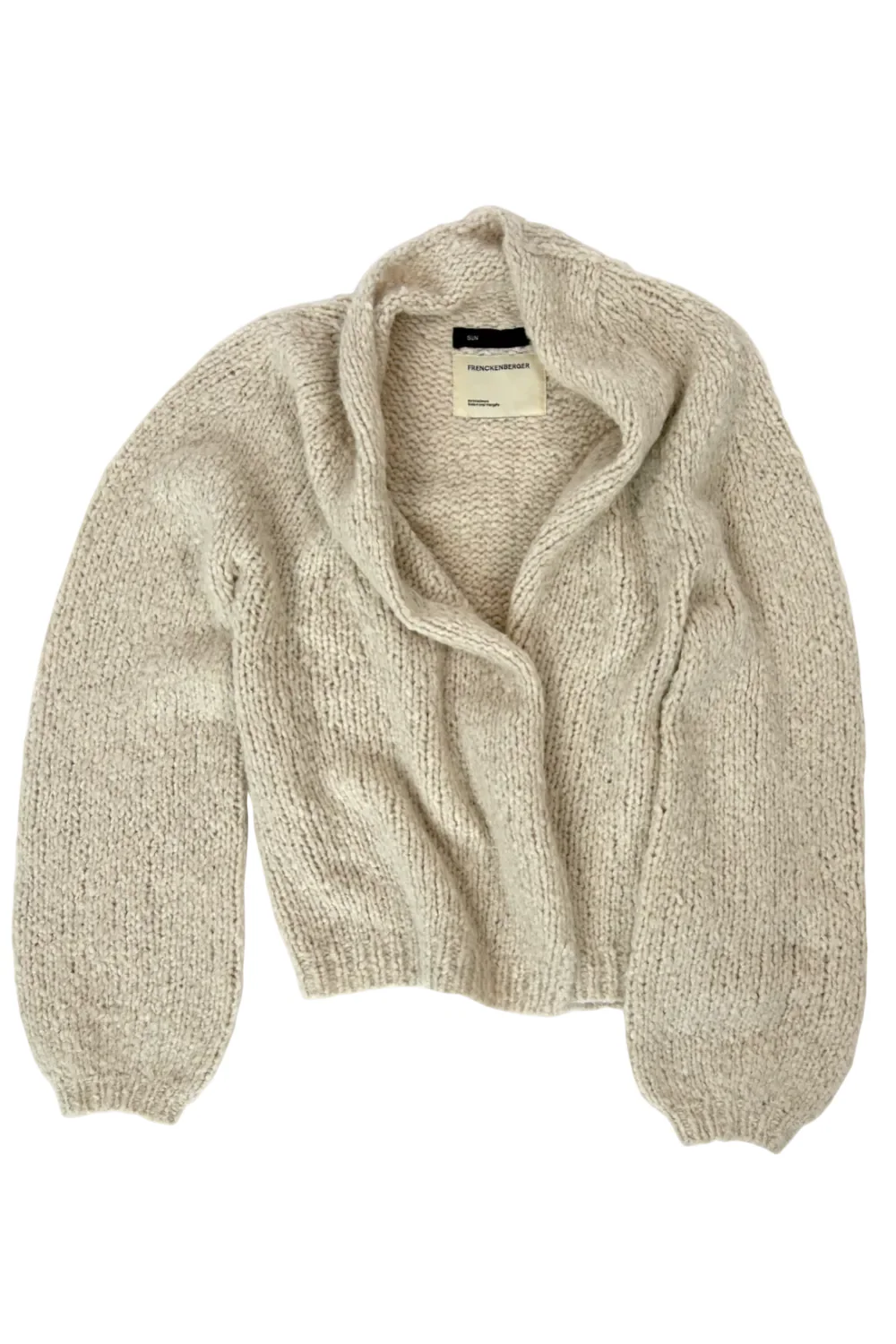 Hand Knit Cardigan Chalk