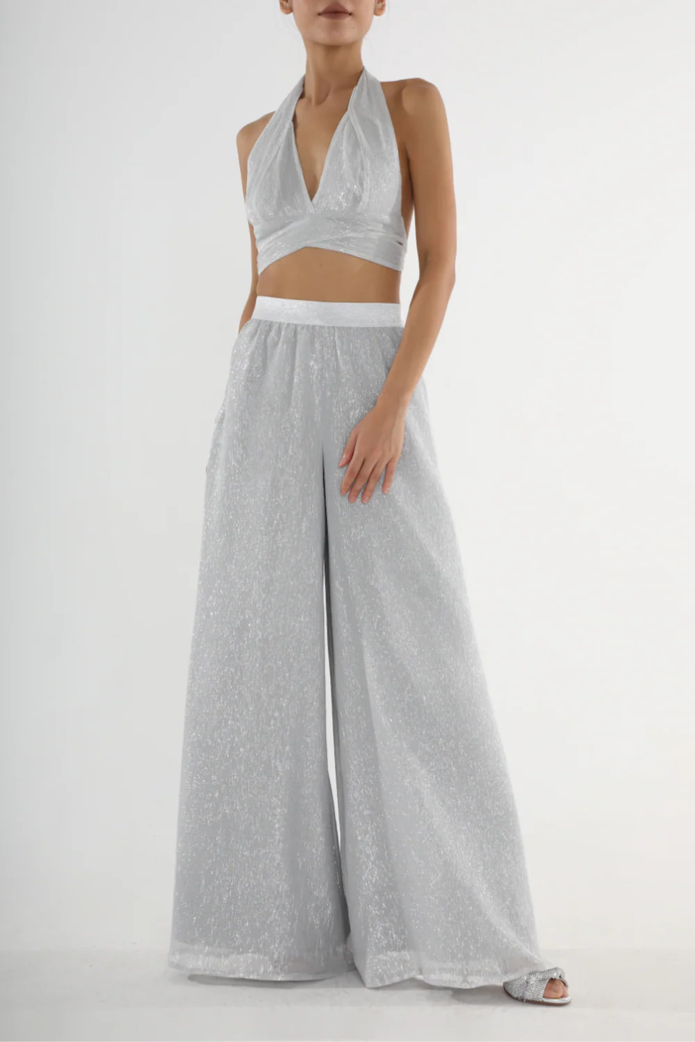 Harem Pants in Silver