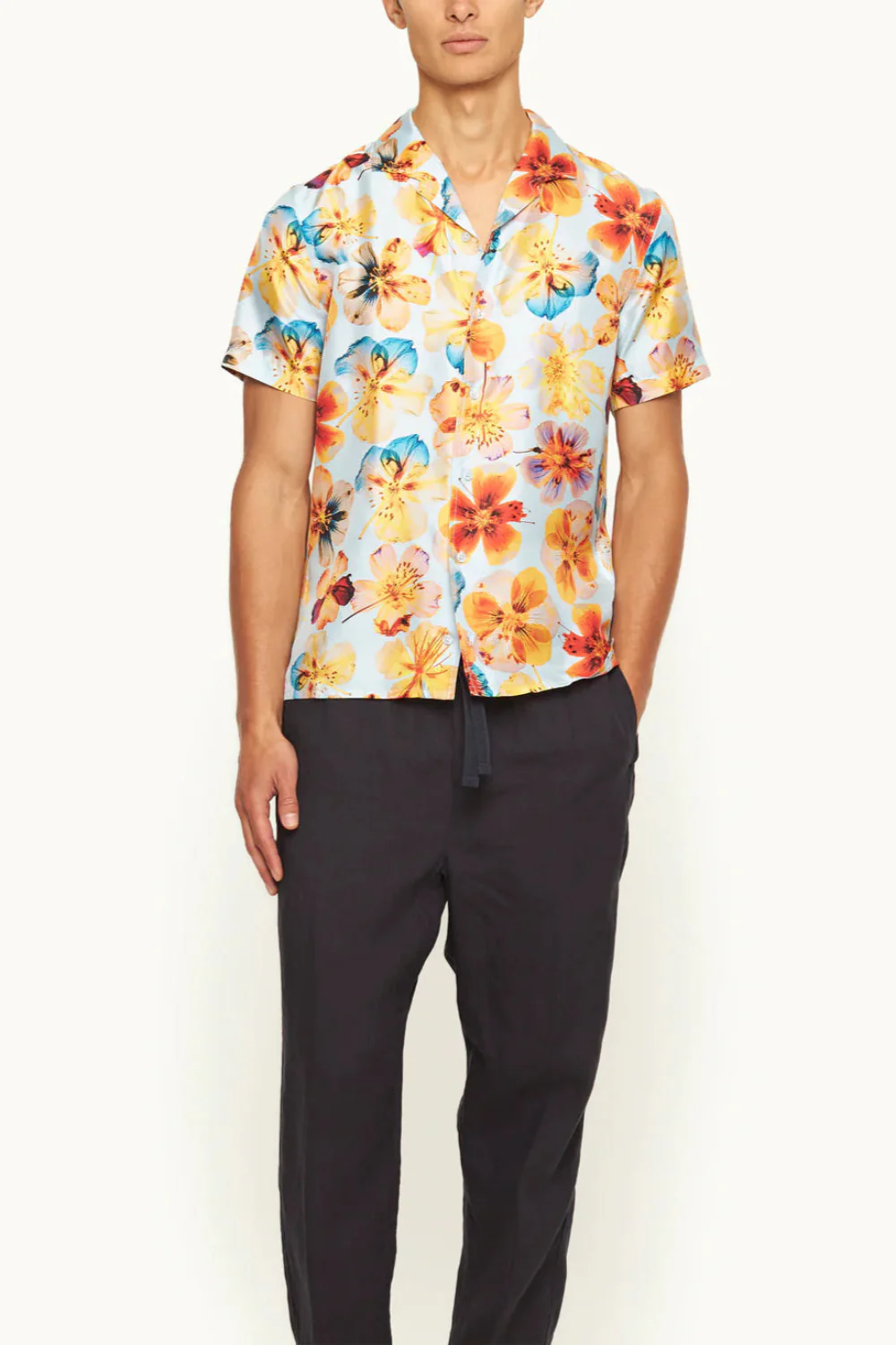 Hibbert Silk Springwater Blue (Final Sale)