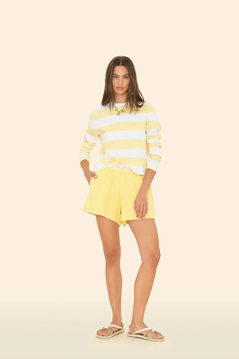 Shayne Sweatshort Canary Yellow (Final Sale)