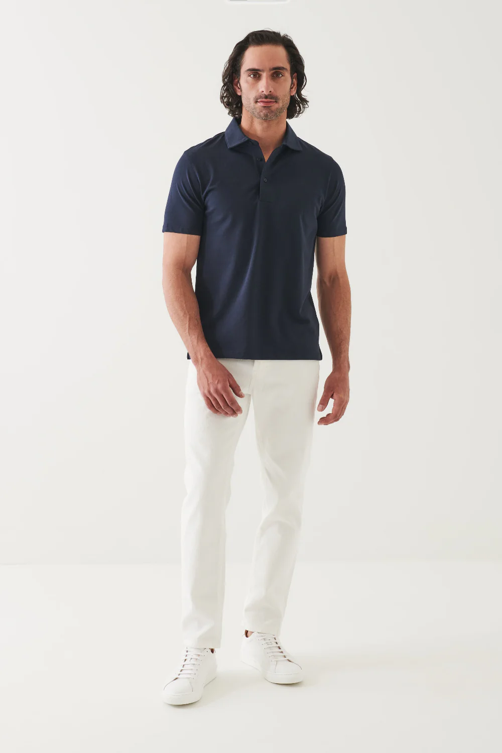 Iconic AMF Stitch Polo Midnight