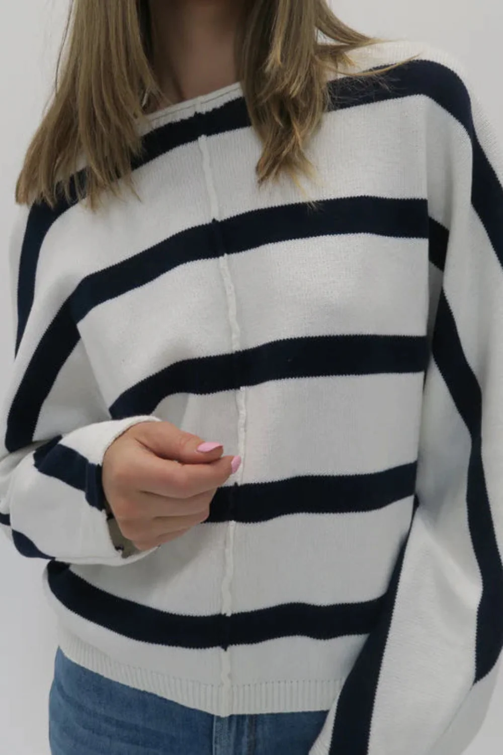 Jackson Stripe Oversize Crew
