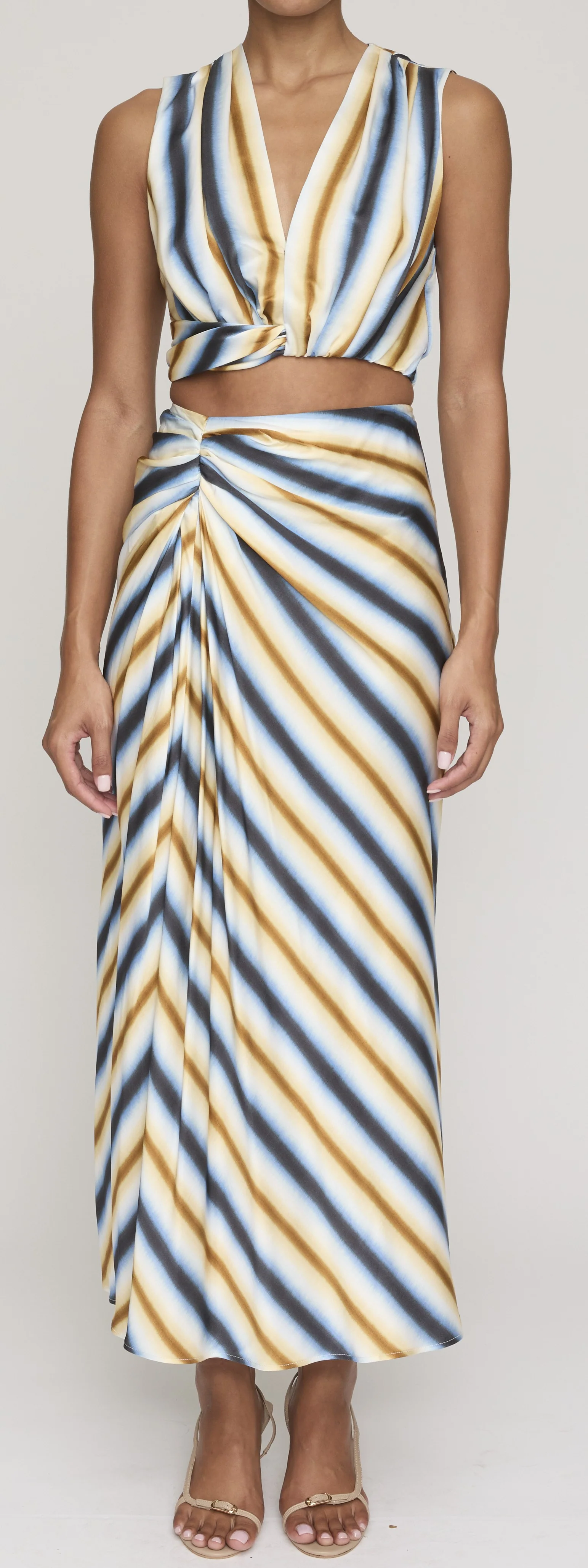 Jean Skirt Tahoe Blue-Milk Chocolate - Image 3