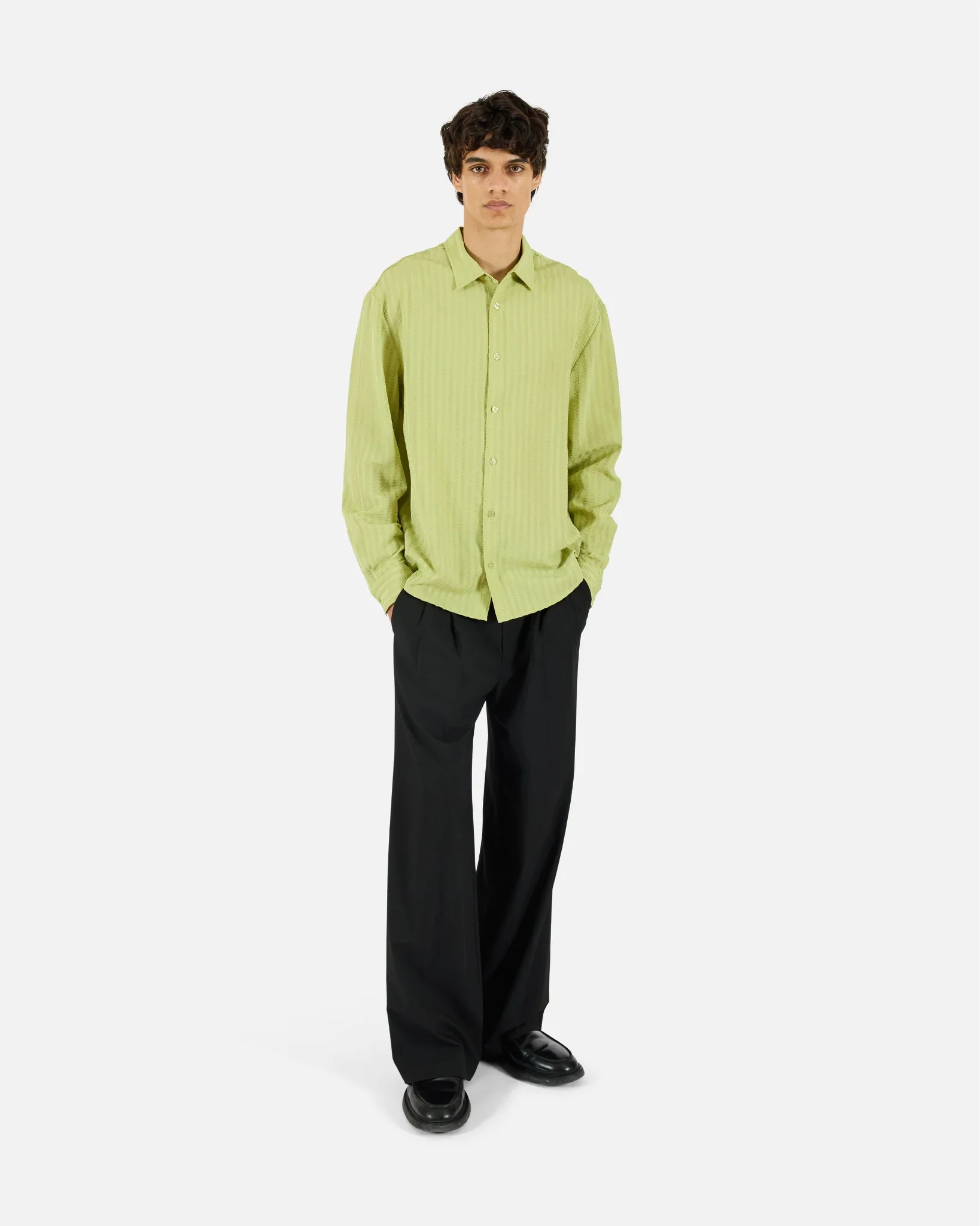 Jordan Striped Wrinkle Shirt Butterfly - Image 2