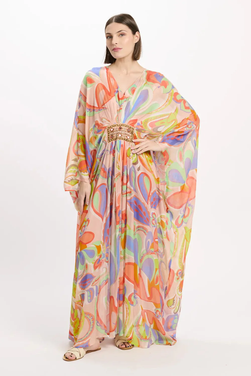 Kaftan Varda Peach