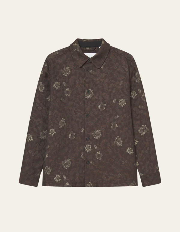 Kaleb Flower Jacquard Overshirt - Image 4