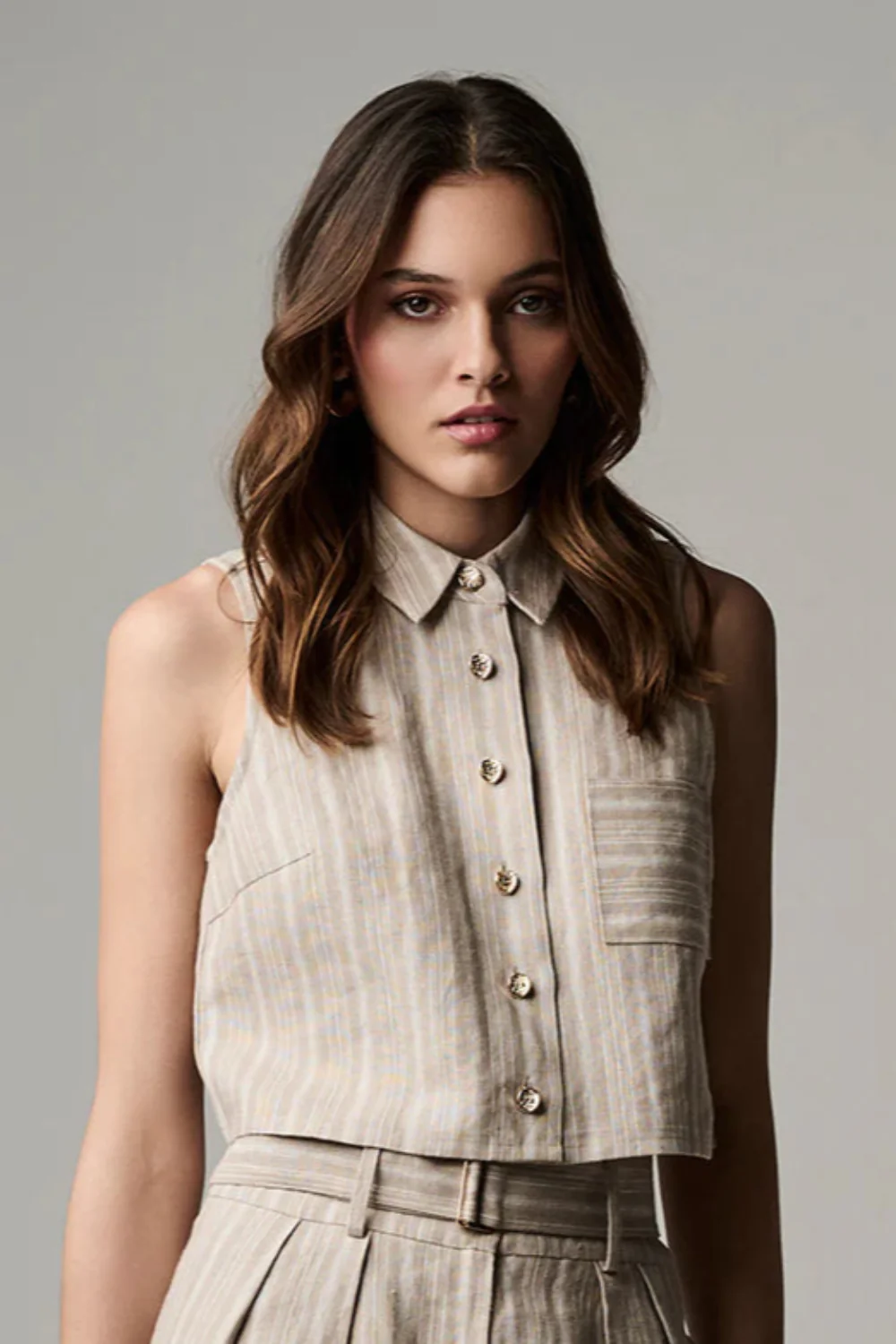 Katja Top Tawny Stripe (Final Sale)