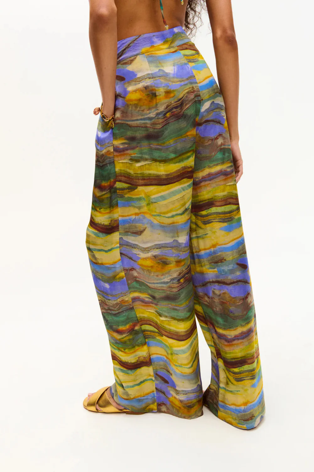 Palazzo Pant Emerald Marble