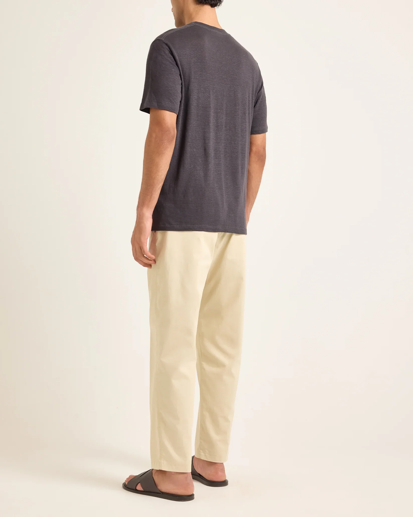 OB-T round Neck T-shirt Volcano Ash Grey - Image 3