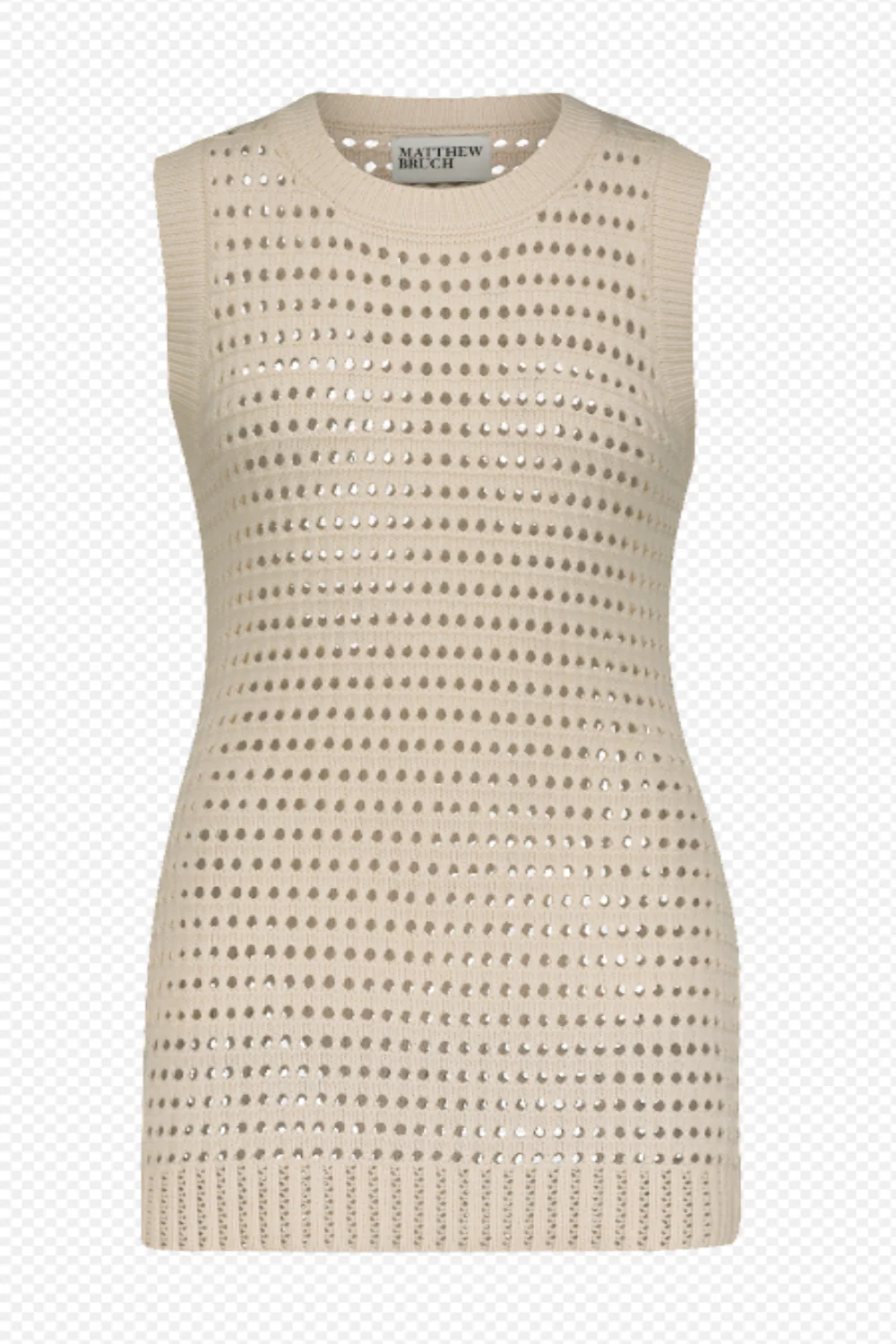 Knit Mesh Tank Mini Dress (Final Sale)