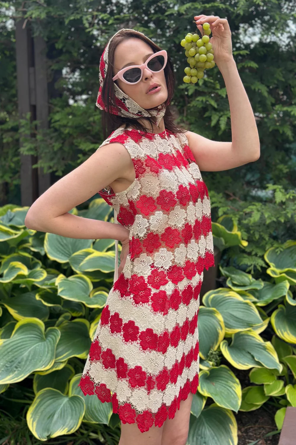 Koa Two-Tone Mini Skirt Paprika