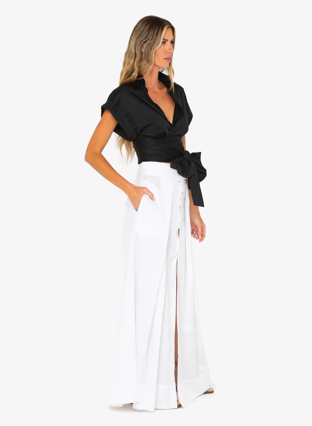 Kora Black Sateen - Image 2