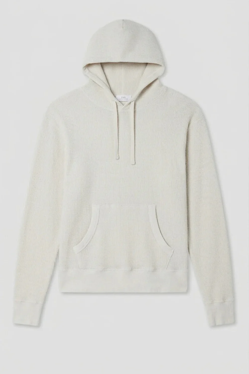 L/S Supima Fleece Pullover Hoodie Ash