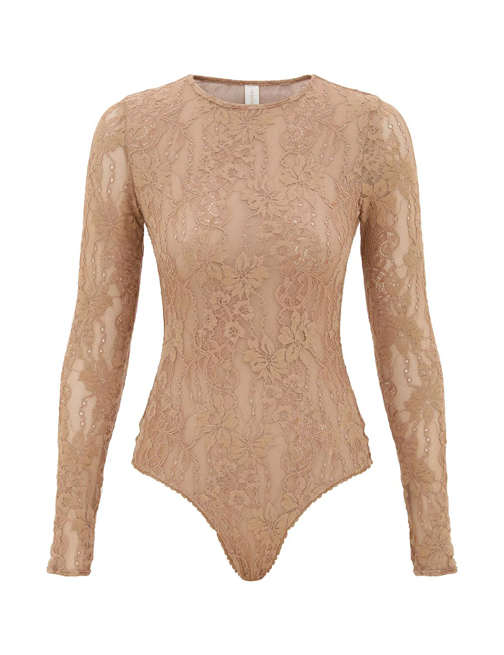 Lace Bodysuit Biscuit - Image 6