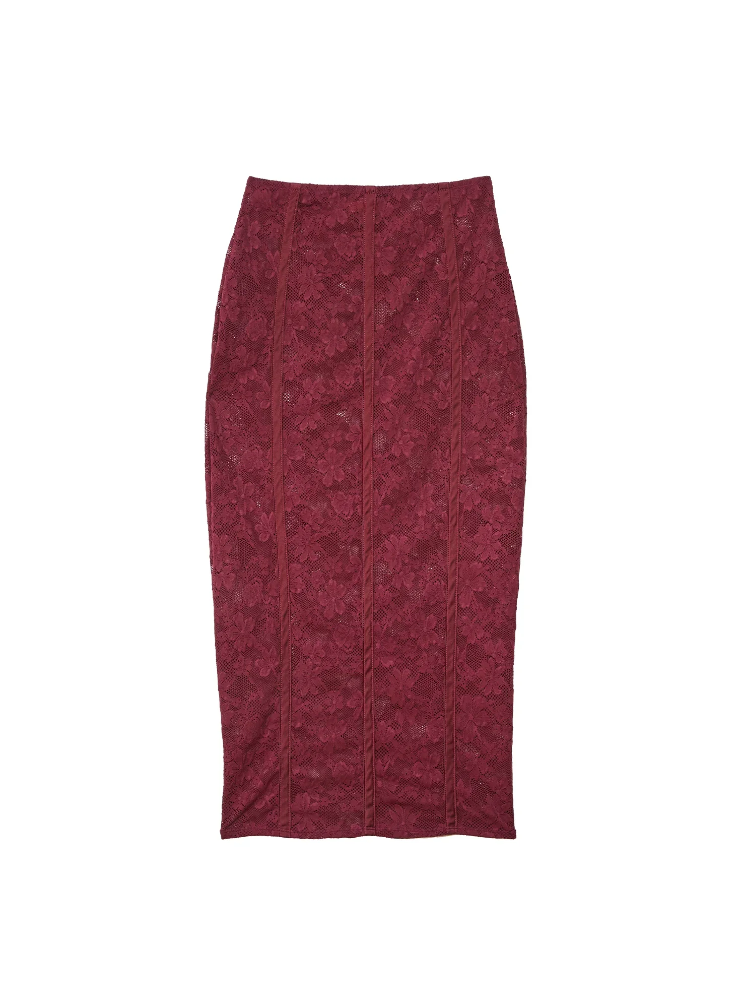 Le Stretch Lace Pencil Skirt - Image 5