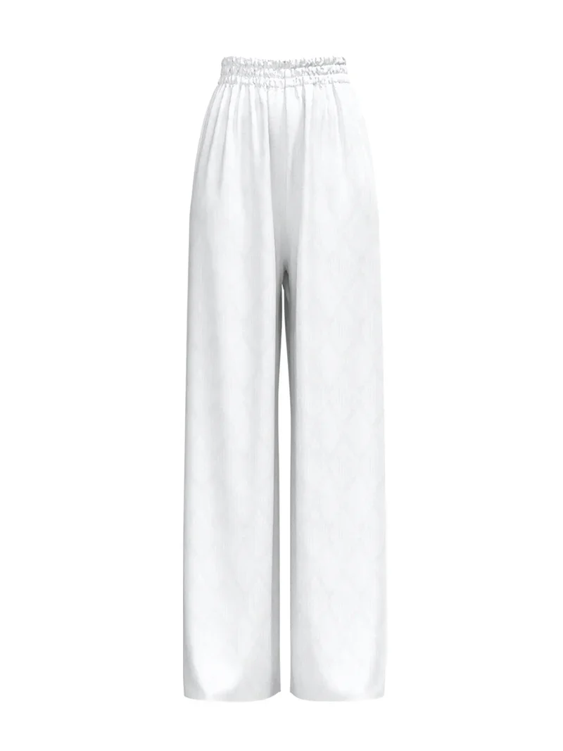 Leer Pants Ondas Blanc - Image 3