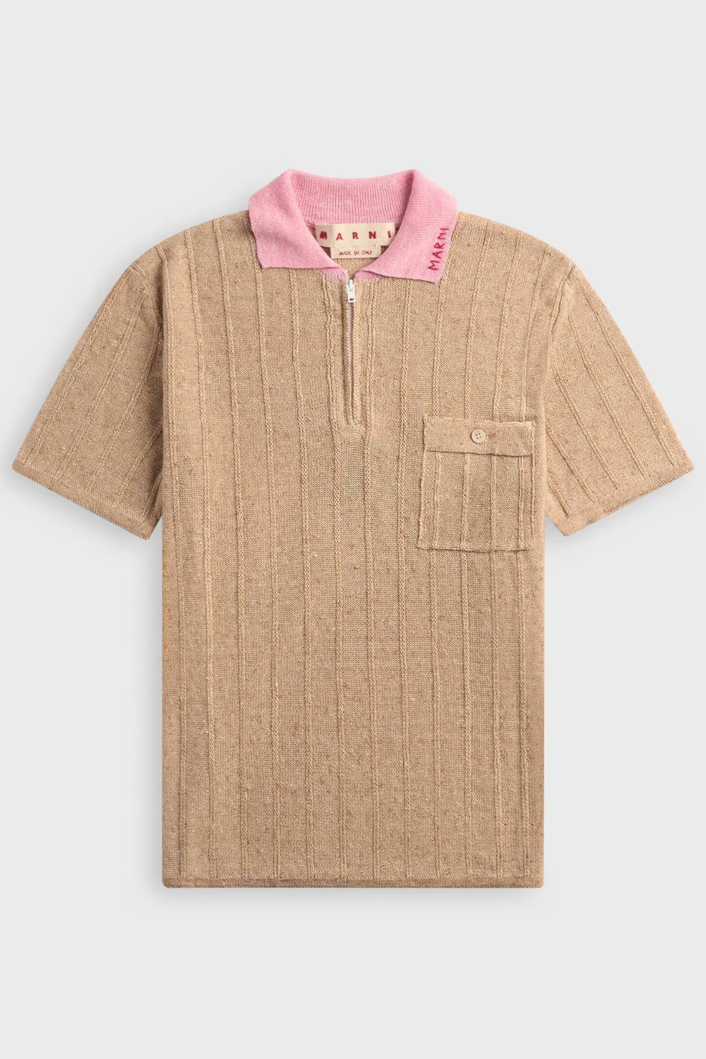 Light Cotton Boucle Polo