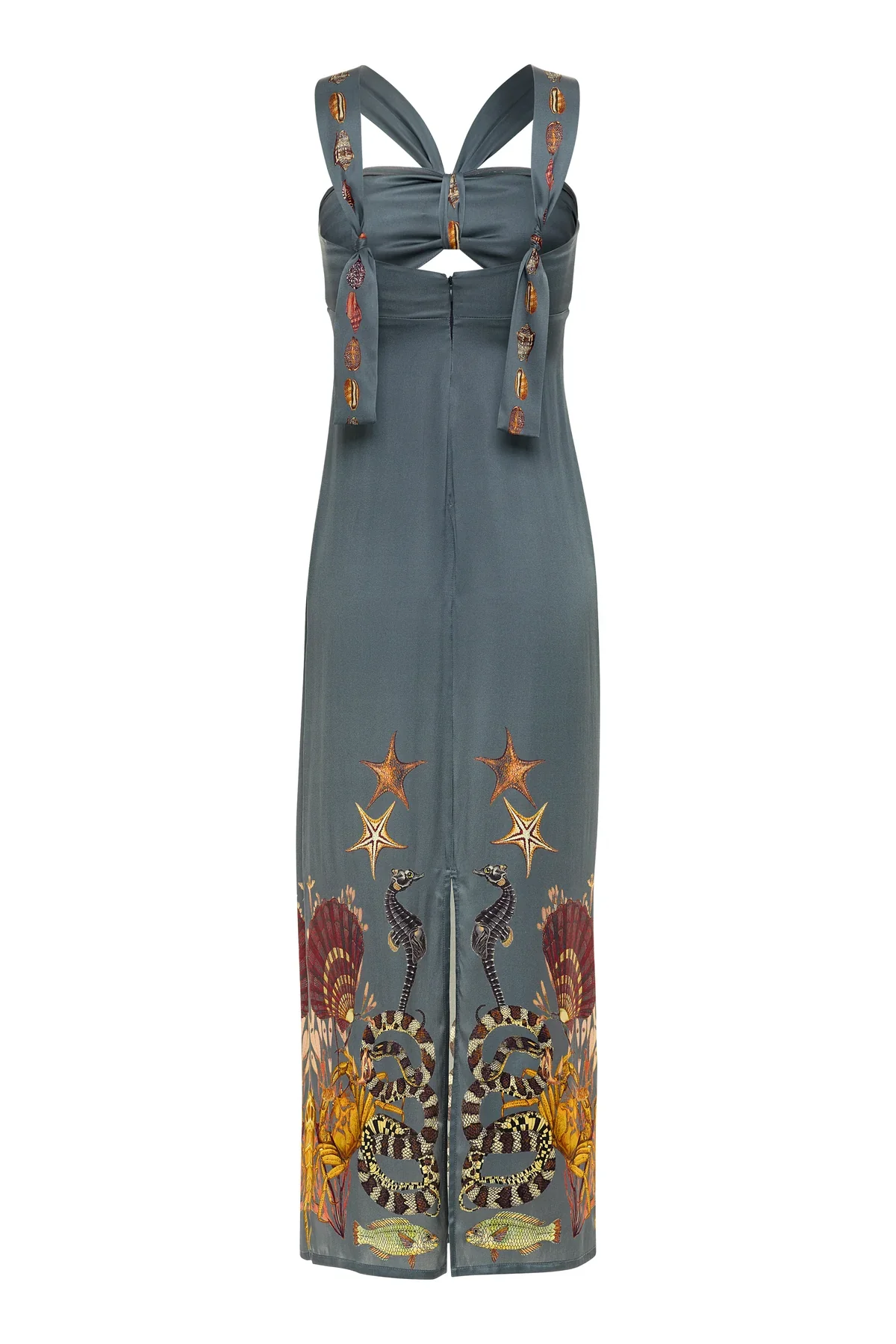 Rea Dress Gray Coral Reef (Final Sale) - Image 4
