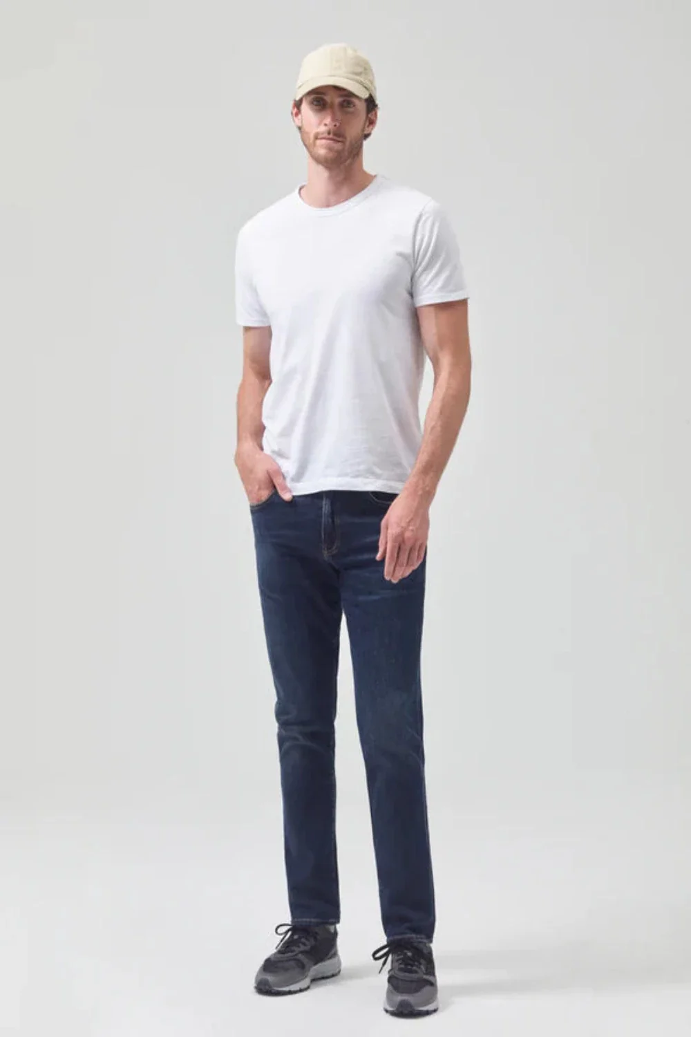 London Tapered Slim Cashmere Denim (Final Sale)