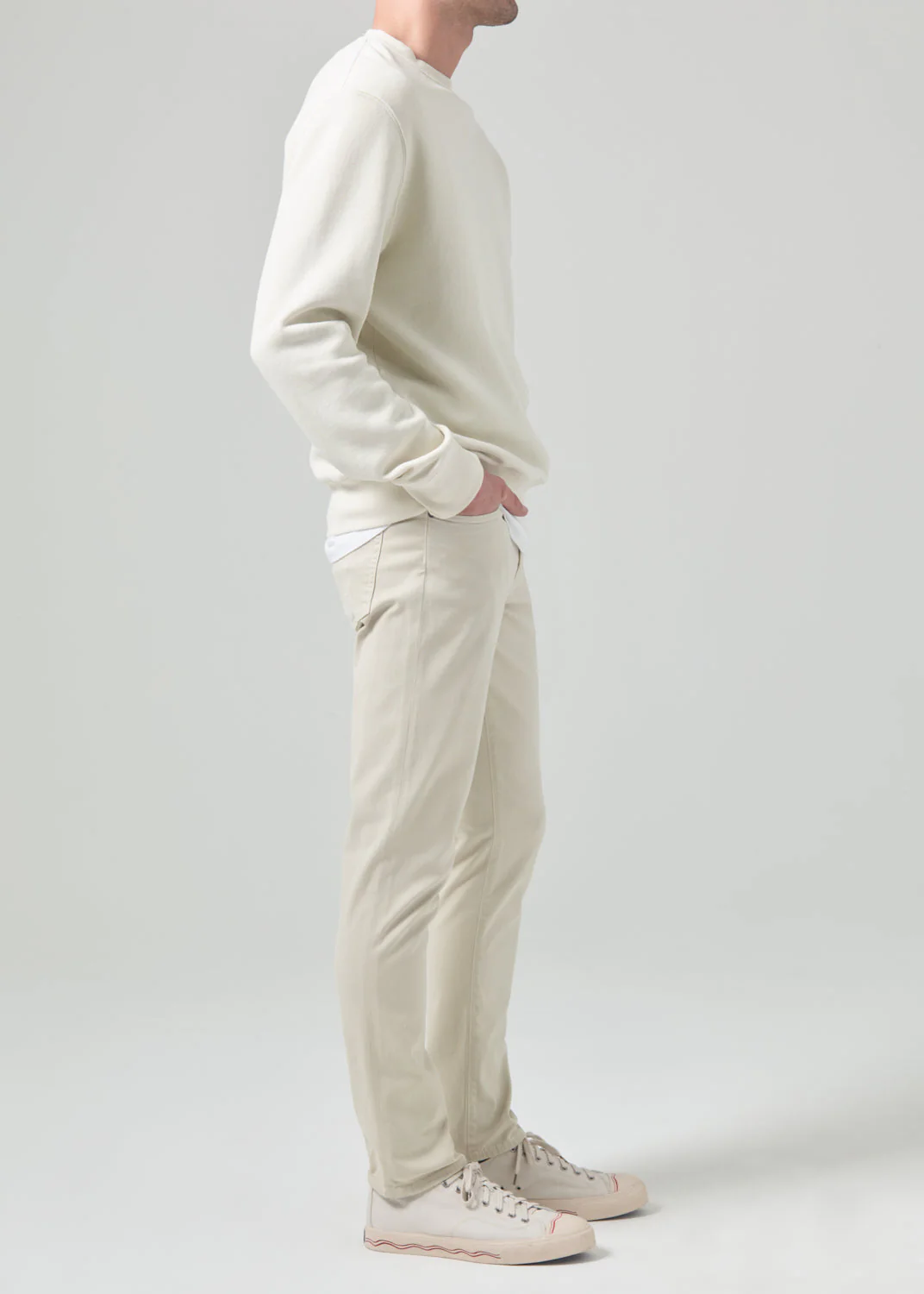 London Tapered Slim Stretch Sateen Willow (Final Sale) - Image 3