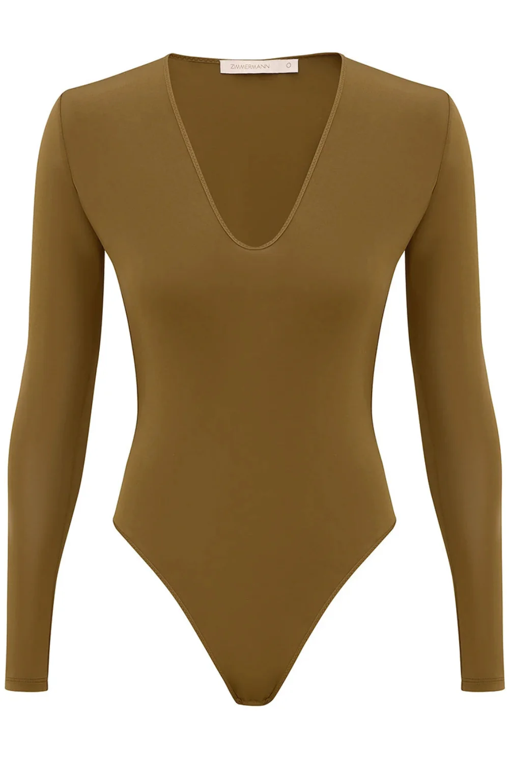Long Sleeve Bodysuit Khaki