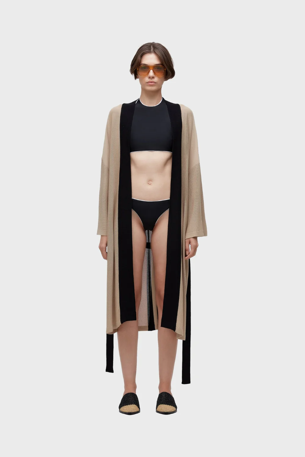 Longline Tricot maxi Kimono