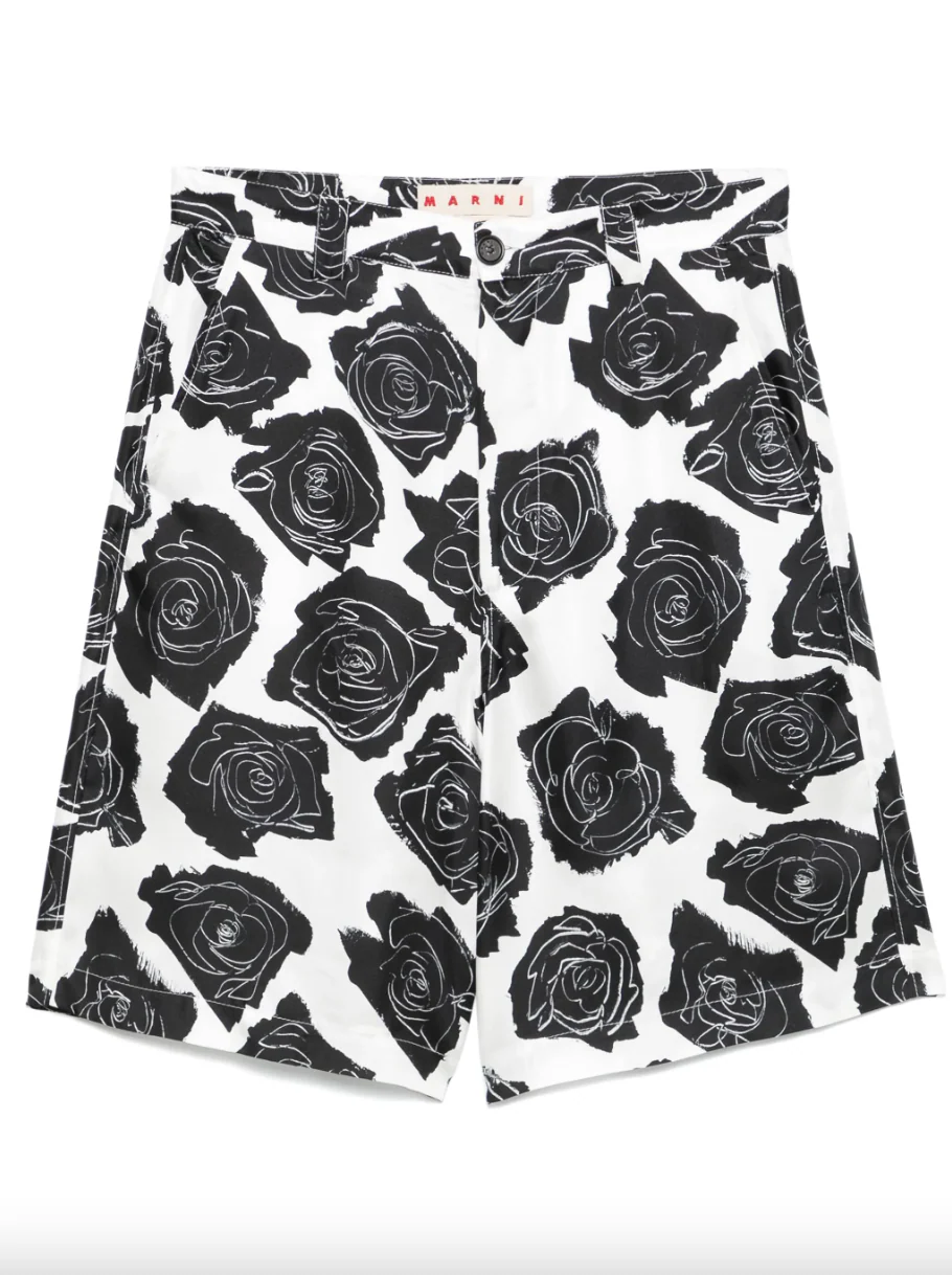 Luna Silk Twill Shorts Lily White (Final Sale) - Image 2