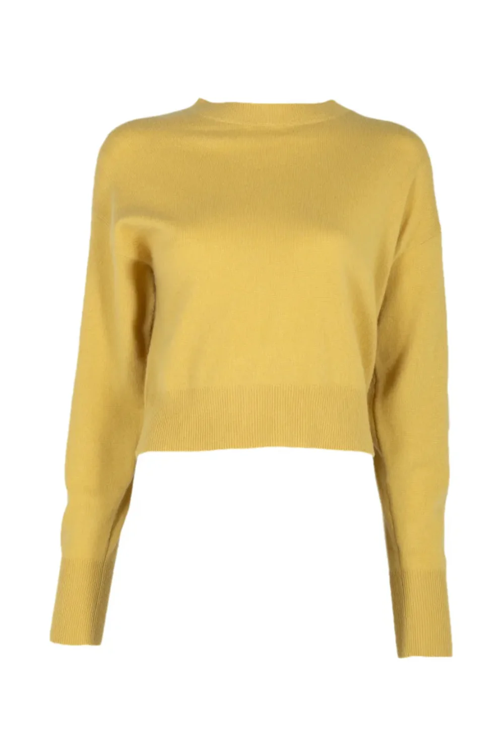Menorca Round Neck Sweater Yellow