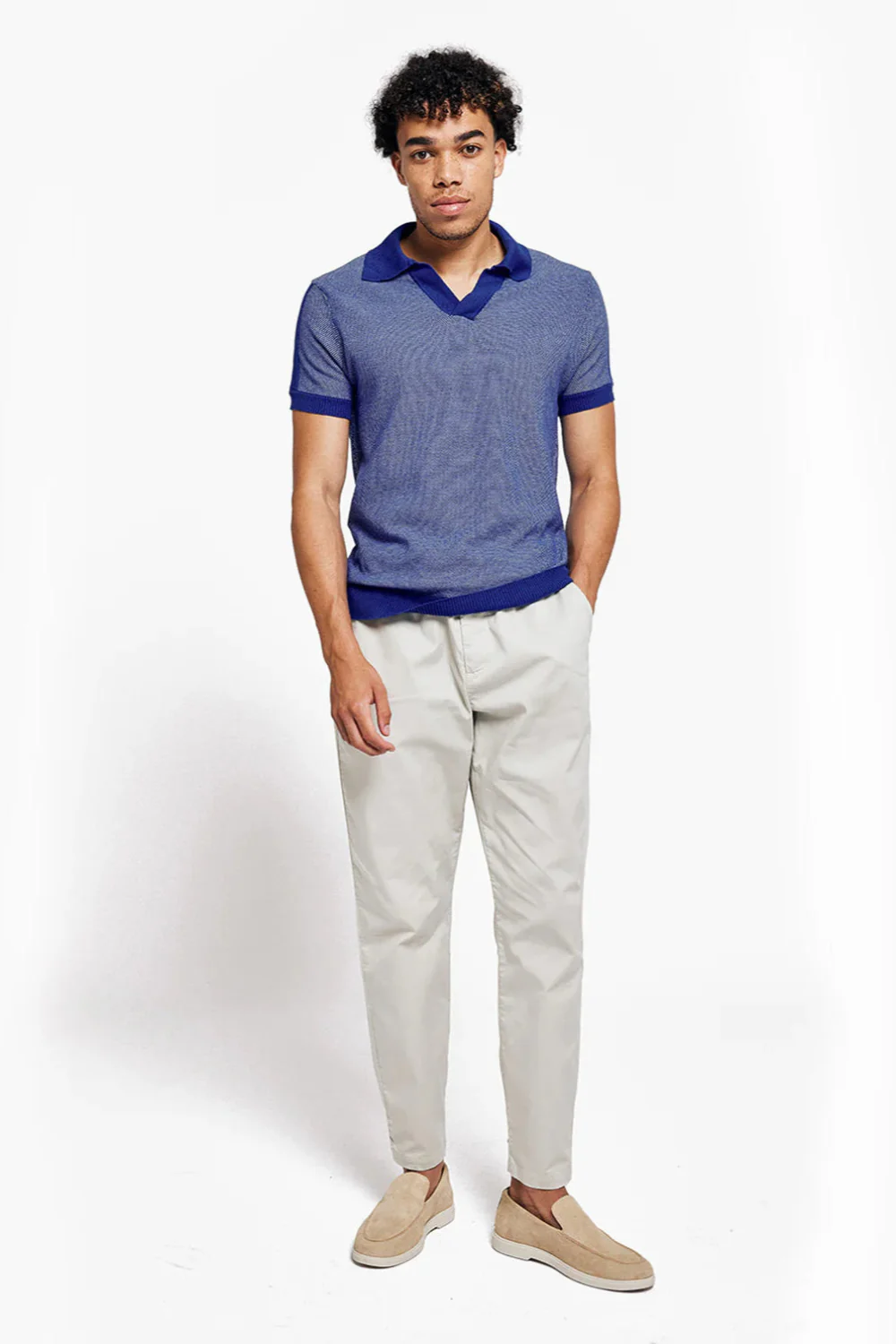 Miguel Suede Loafers Sand - Image 3