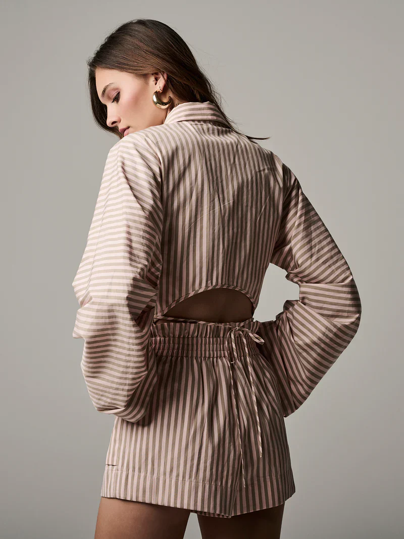 Mira Short Blush Stripe (Final Sale) - Image 3
