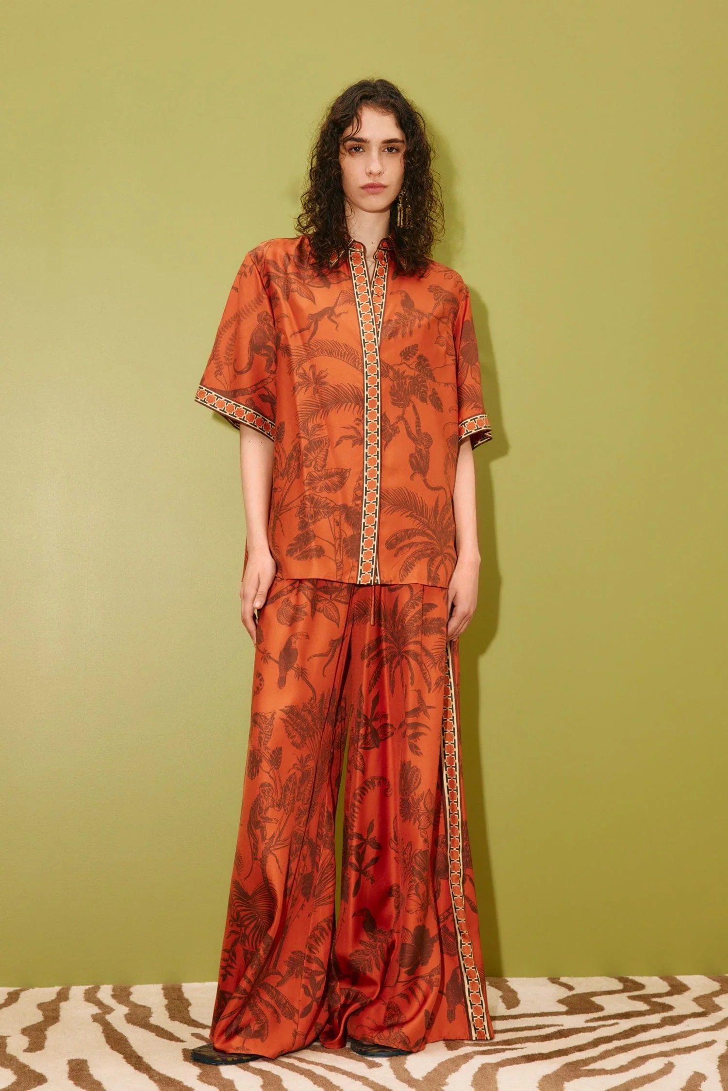 Monkey Dance Silk Shirt - Image 2