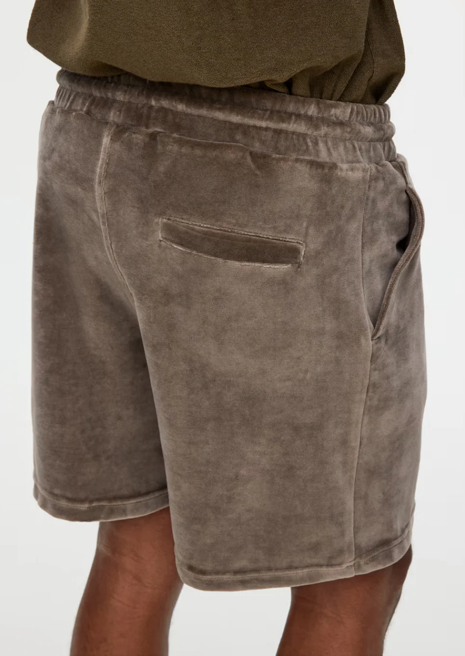 Morel Velour Shorts - Image 4