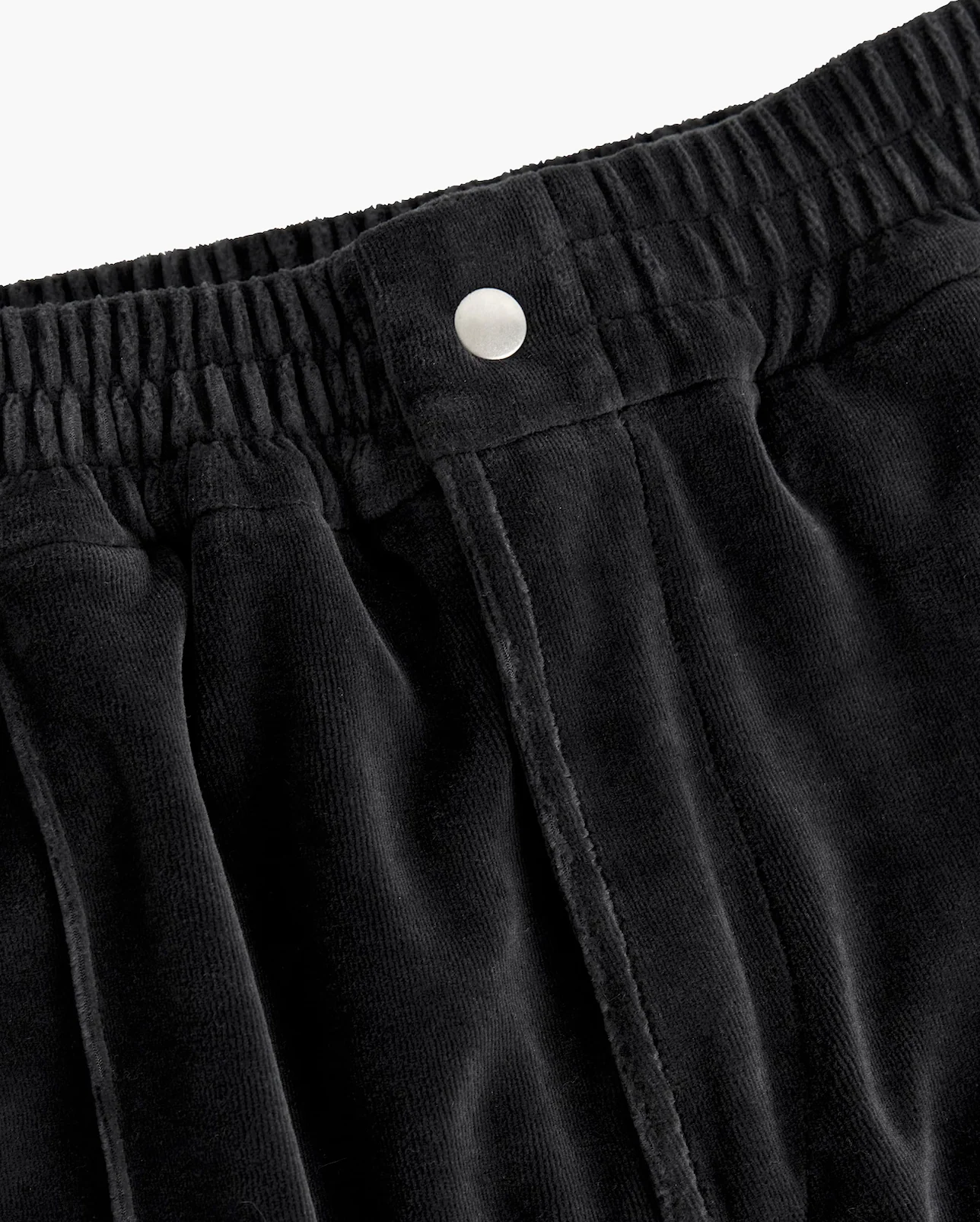 Nearly Black Velour Pants - Image 3