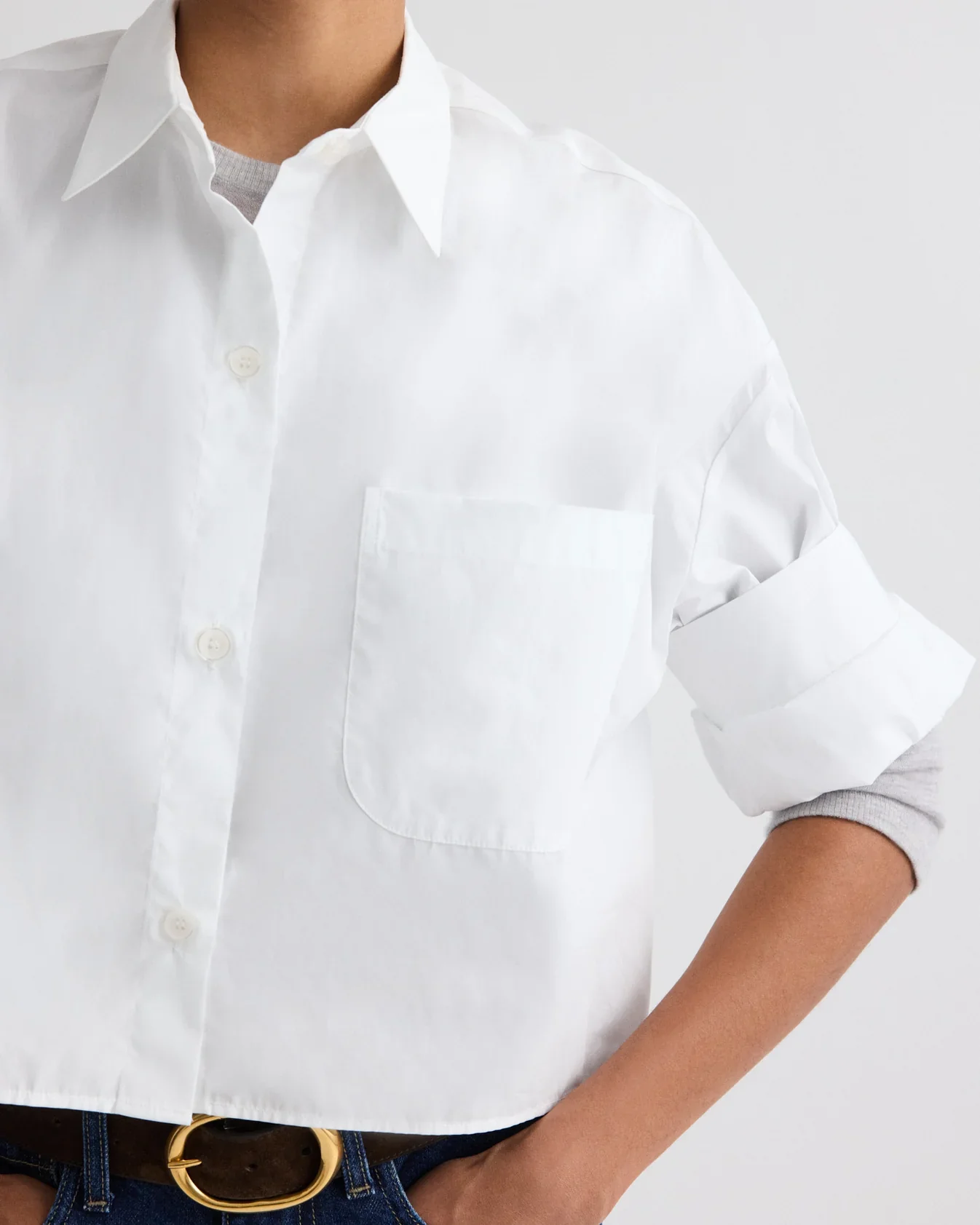 Next Ex Shirt Cotton White - Image 2