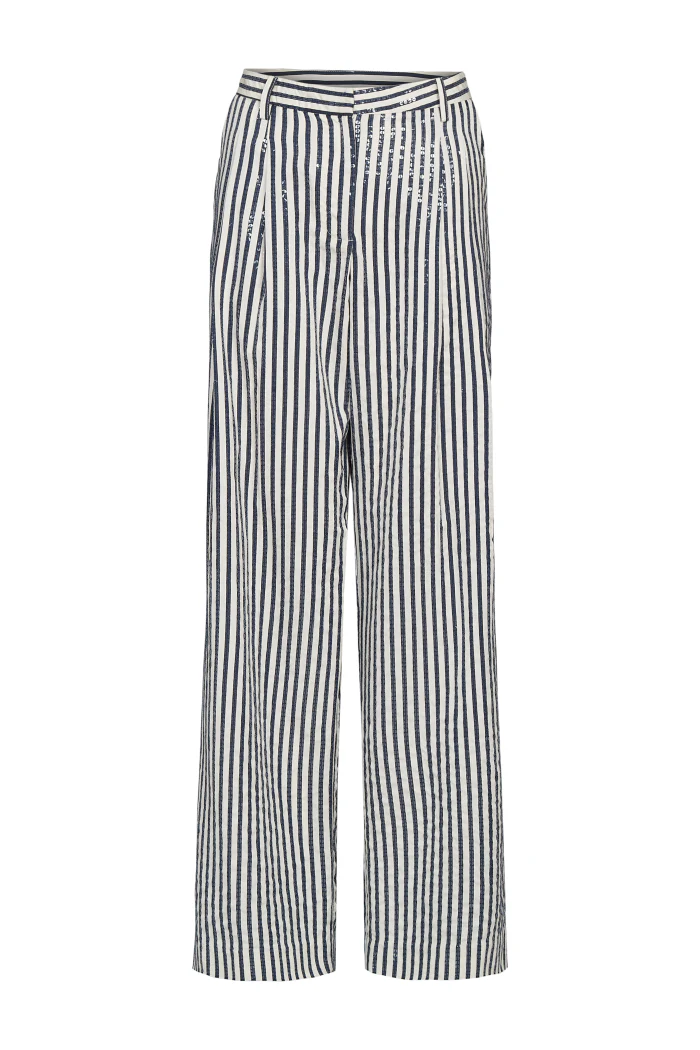 Sulli Trouser Indigo-White - Image 6
