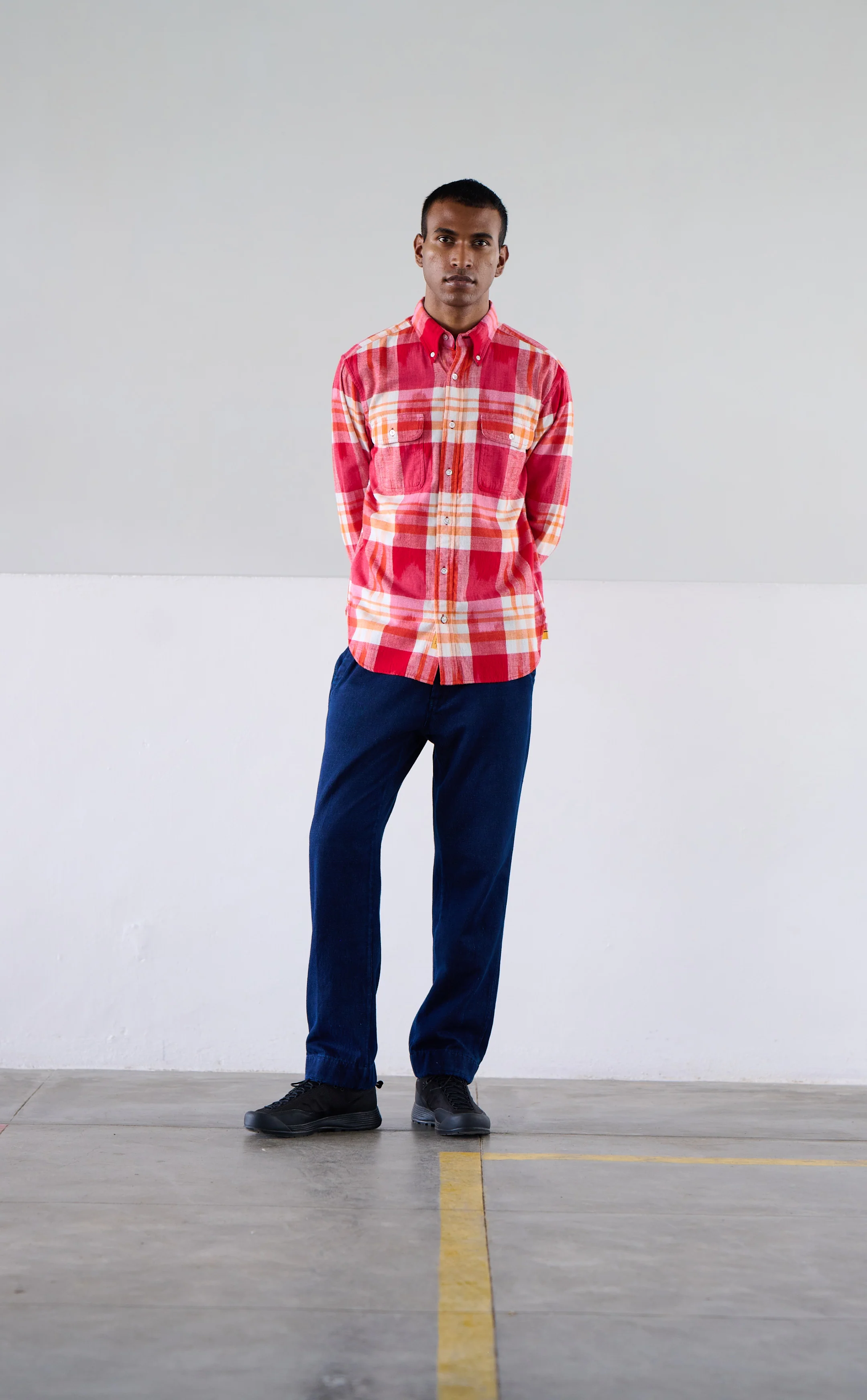 No128 Twin Flap Pocket Button Down Collar Shirt (Final Sale) - Image 3