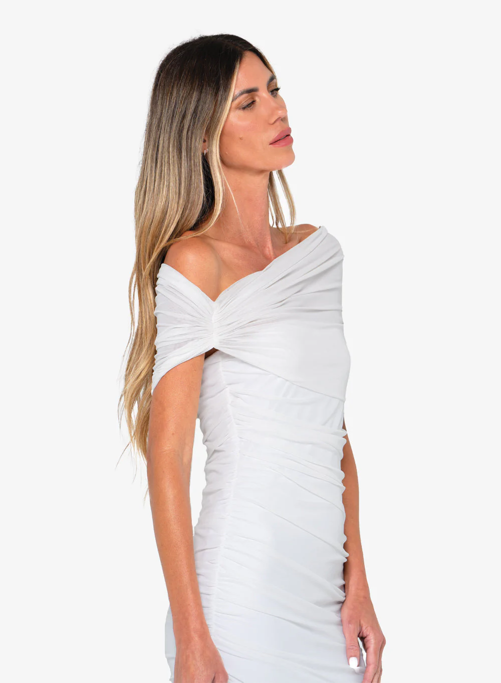Nora Dress Off White (Final Sale) - Image 3
