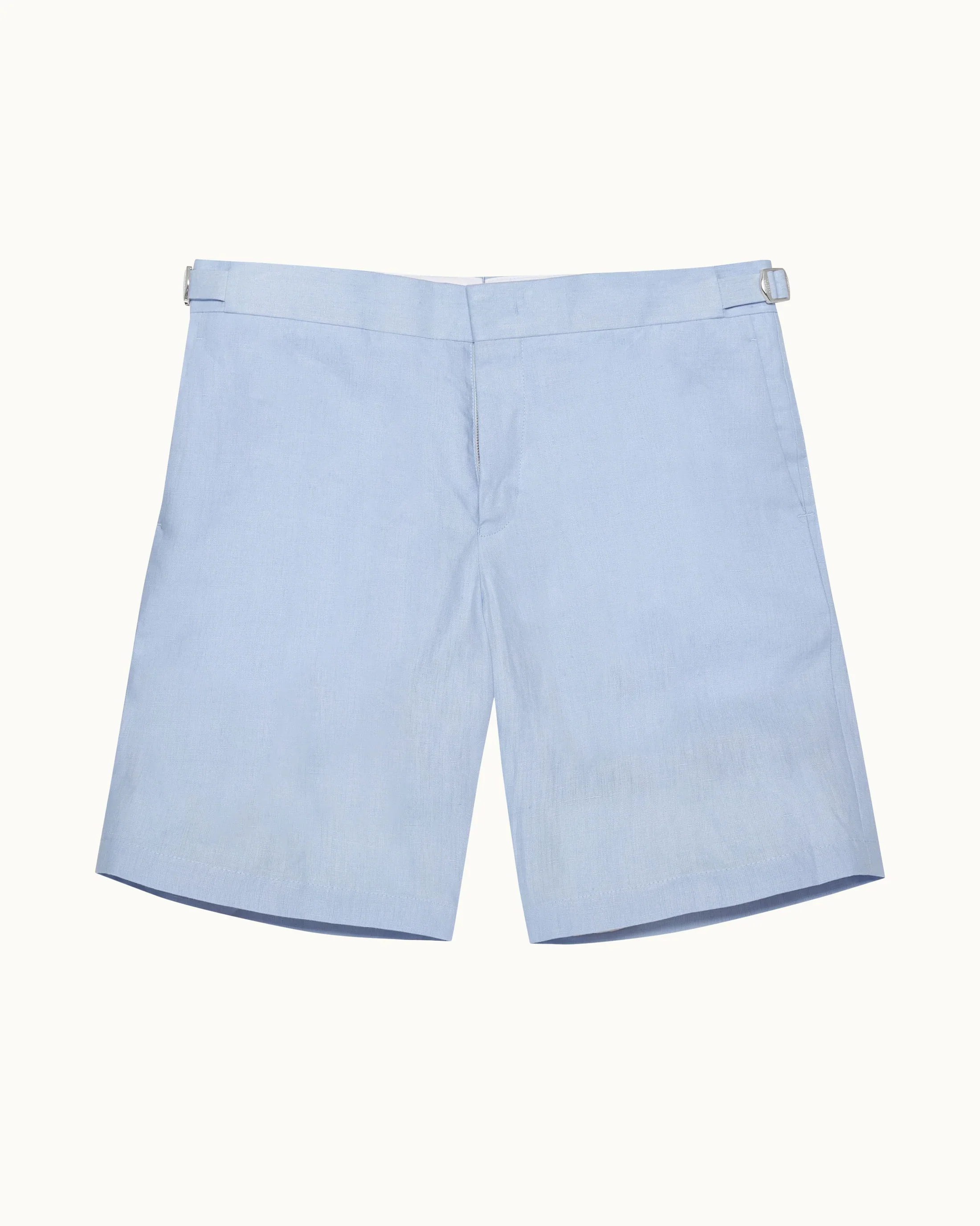 Norwish Italian Linen Short Springwater Blue - Image 4