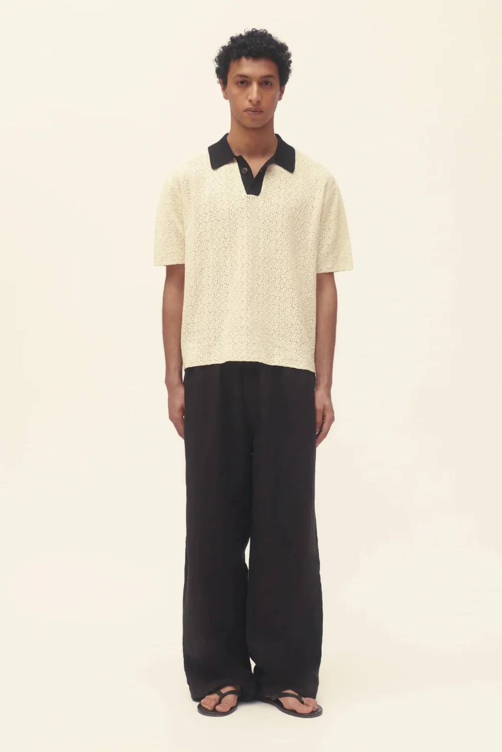 Button Through Polo Knit