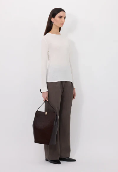 Ortigia LDS LS Tee Ivory - Image 2