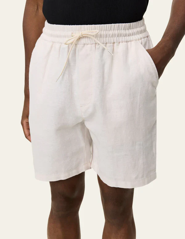 Otto Linen Shorts Eggnog - Image 2
