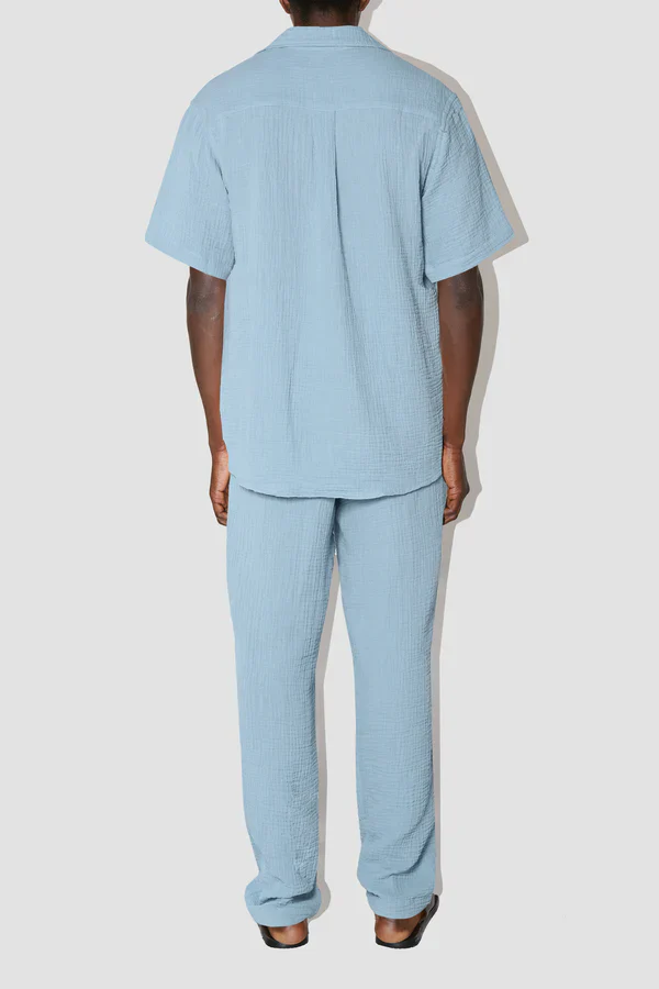 Pablo Resort Shirt Angel Weave Sky - Image 4