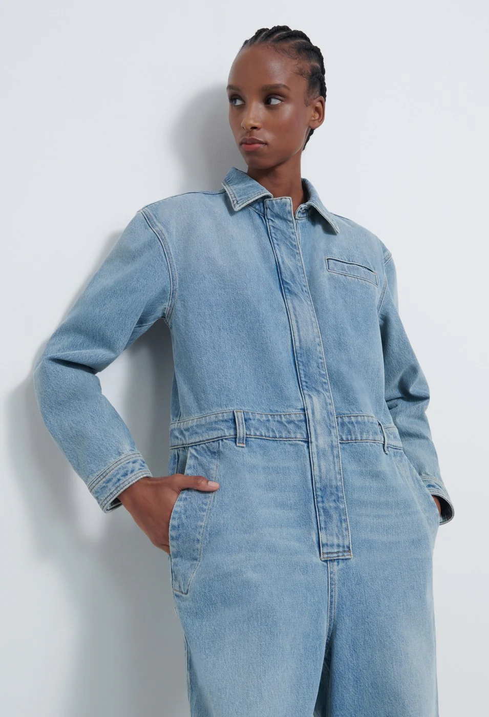 Panay Denim Jumpsuit (Final Sale) - Image 3