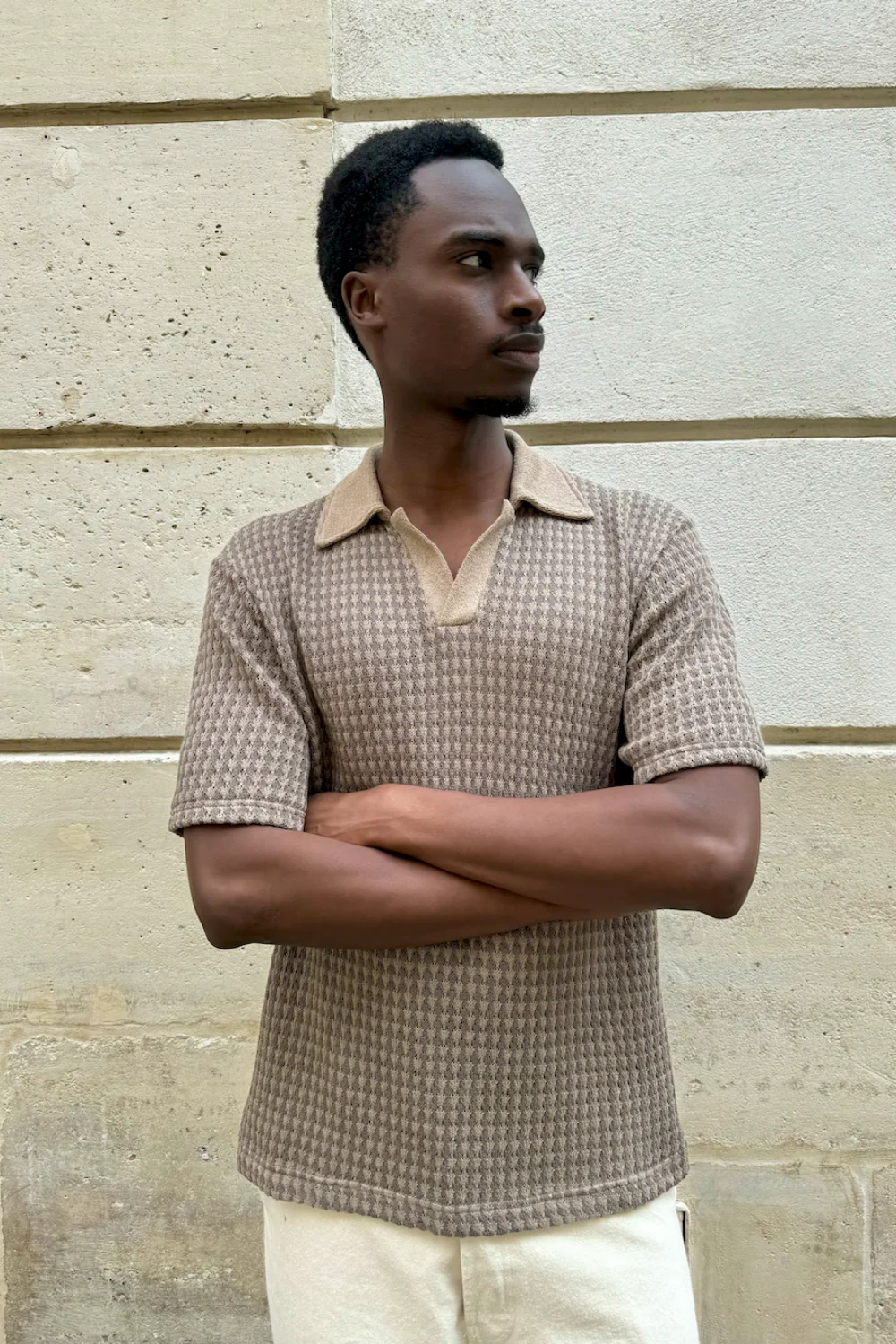 Pele Polo Taupe-Dry Brown