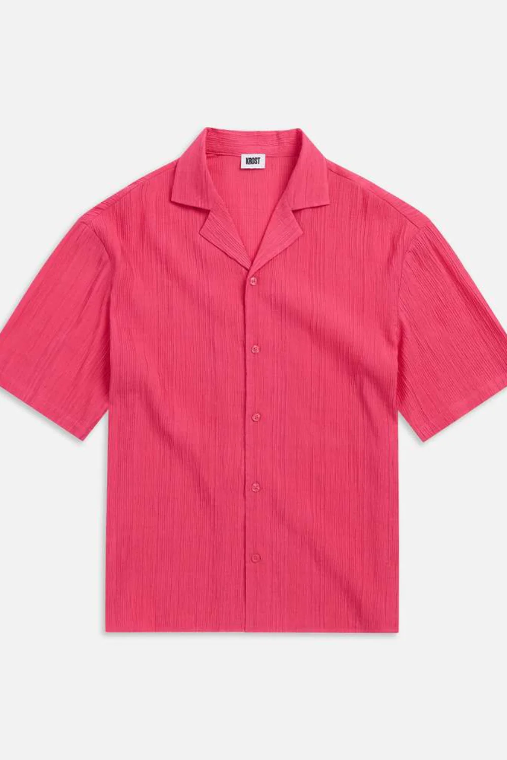 Plaid Bowling Shirt Raspberry Sorbet