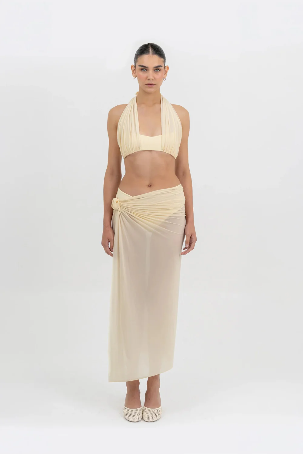 Pollera Skirt Macadamia