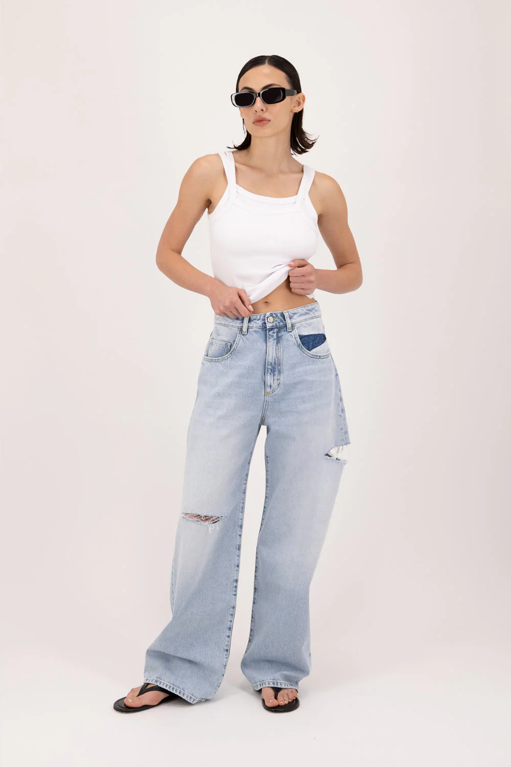 Poppy Jeans Sky Blue - Image 2