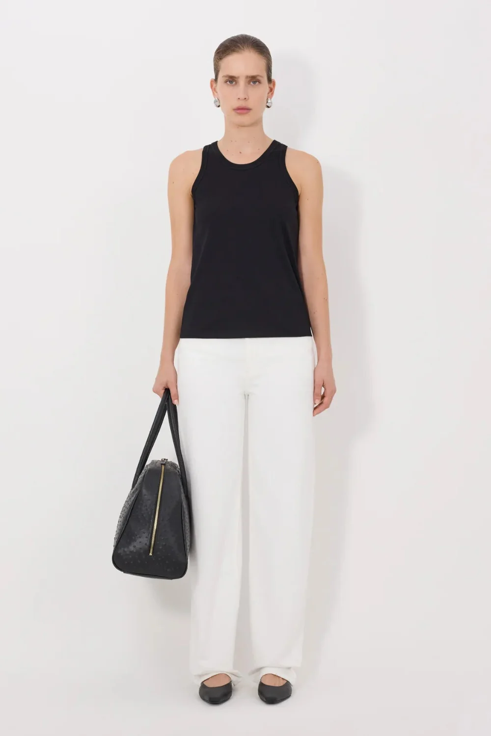 Poso Lds Tank Top Black - Image 2